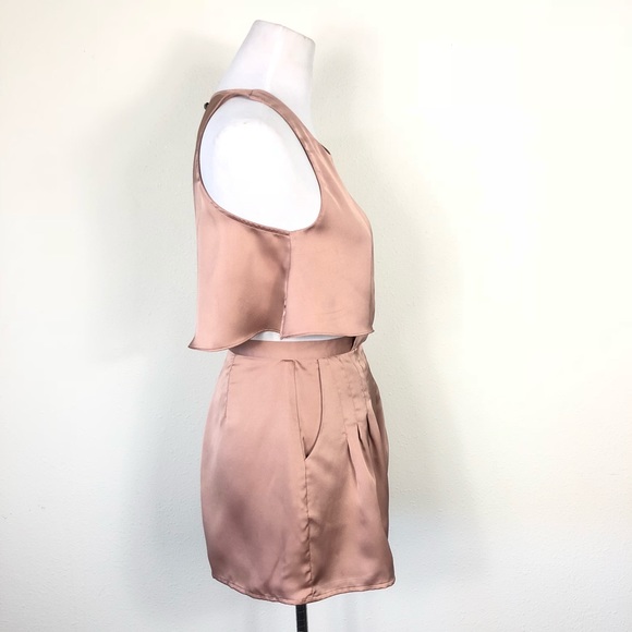 Finders Keepers Rose Gold Romper 4 - Picture 3 of 6